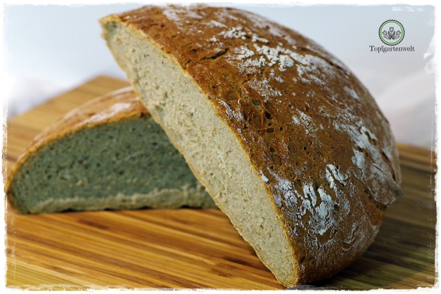 Einfaches Hausbrot mit Trockenhefe aus Schwarzbrot vom Ofner