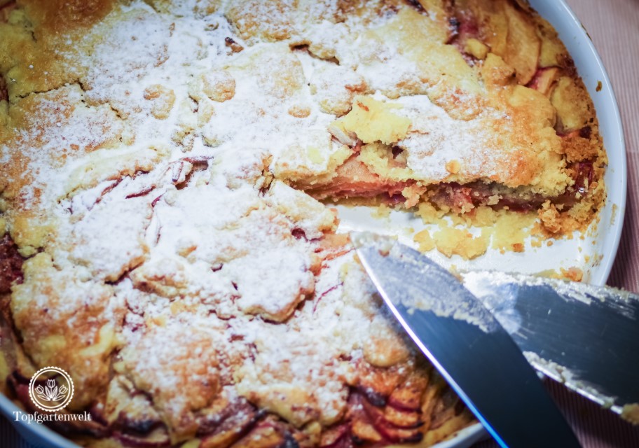 Steirischer gedeckter Apfelkuchen mit Mürbteig aus Feingebäck vom Ofner ...