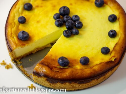 Faule Weiber Kuchen Mit Schmand Gebackene Topfentorte Aus Dr Oetker Cheesecakes Topfgartenwelt