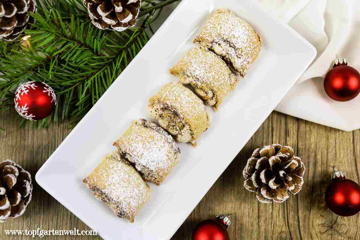 Burgenländer Kipferl mit Trockengerm, Weihnachtsgebäck aus dem Burgenland