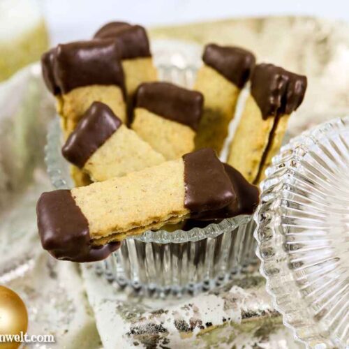 Mandelstangerl mit Schokocreme - Foodblog Topfgartenwelt