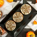 Spinnennetz Muffins für Halloween - Foodblog Topfgartenwelt