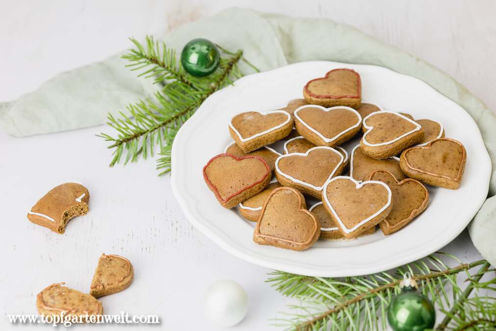 Weiche Lebkuchen Plätzchen backen und genießen