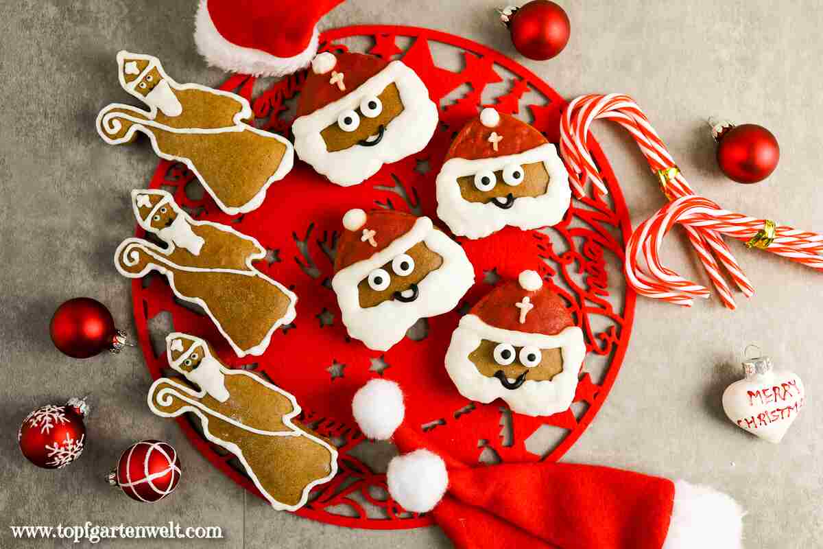 Nikolaus Kekse backen aus Lebkuchen - Topfgartenwelt