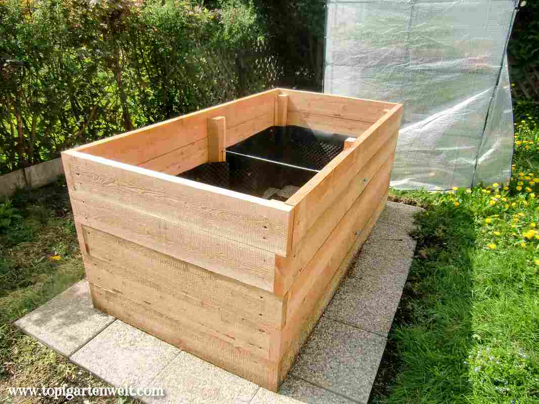 Hochbeet selber bauen aus Holz eine DIYAnleitung