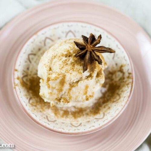 Apfeleis mit Zimt und Vanille ohne Ei - Foodblog Topfgartenwelt